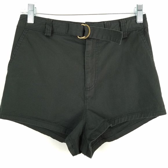 BDG Pants - UO BDG Black Belt Stretch Twill Shorts SS69